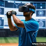 야구 관련 핫이슈 정리 - A dynamic baseball scene featuring a young Indian player wearing modern sportswear and protective ge...